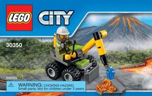 Lego City 30350 - Máy khoan núi lửa