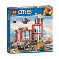 Lego lắp ghép City Bela Lari 11215 trạm cứu hỏa 533 chi tiết