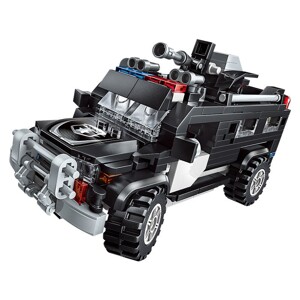 Lego Xe Quân Sự - Cảnh Sát 8 In 1 Qman 1808