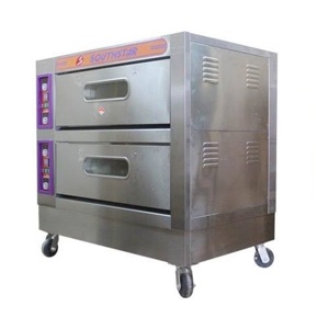 Lò nướng bánh 2 tầng 4 khay Southstar dùng gas