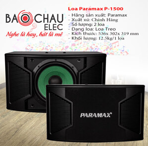 Loa karaoke Paramax P-1500