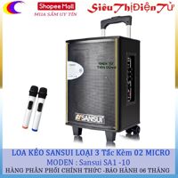 Loa kéo Sansui SA1-10 - 3 tấc kèm 02 micro không dây