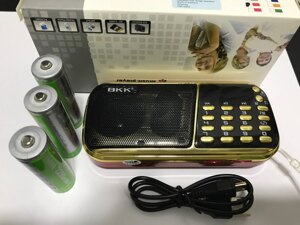 Loa nghe nhạc thẻ nhớ, usb, đài FM BKK K837