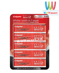 Lốc 5 hộp kem đánh răng Colgate Optic White 178g x5