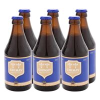 Lốc 6 chai Bia Bỉ Chimay Xanh (Blue cap) 9% (330ml)