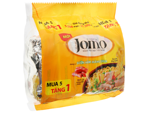 Lốc 6 gói mì Jomo sườn hầm măng chua 80g