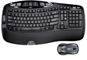 Bộ bàn phím chuột Logitech Cordless Desktop Wave