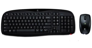 Bộ bàn phím chuột Logitech Cordless MK250