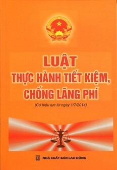 Luật Thực Hành Tiết Kiệm, Chống Lãng Phí