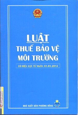 Luật thuế bảo vệ môi trường