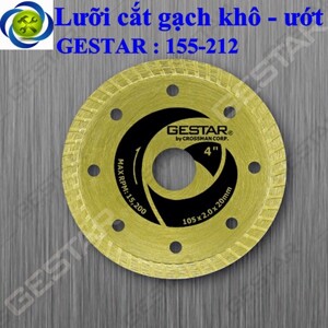 Lưỡi cắt gạch Gestar 155-212