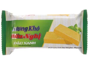 Lương khô hương đậu xanh Hữu Nghị gói 70g