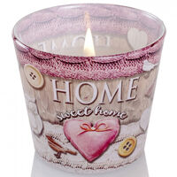 Ly nến thơm tinh dầu Bartek Home Sweet Home 115g QT00667- hương cam rừng