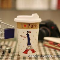 Ly sứ paper cup tháp Paris