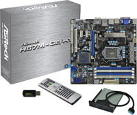 Bo mạch chủ (Mainboard) Asrock H67M-GE/HT - Socket 1155, Intel H67, 4 x DIMM, Max 32GB, DDR3