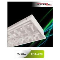 Máng đèn phản quang âm trần T5 Duhal TDA-228 2x28W