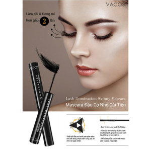 Mascara làm cong và dài mi không thấm nước Vacosi Lash Domination Mascara 7ml