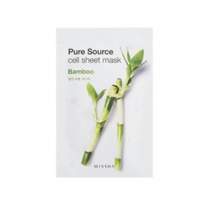 Mặt Nạ Chiết Xuất Cây Tre Missha Pure Source Cell Sheet Mask - Bamboo