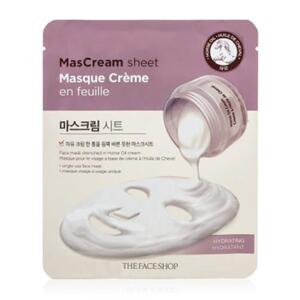 Mặt nạ cung cấp độ ẩm TheFaceShop Horse Oil Mascream Sheet 30g