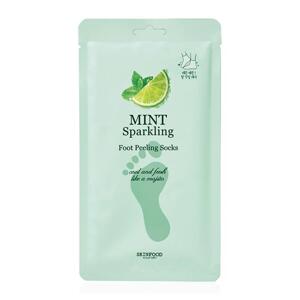 Mặt nạ dạng lột cho chân Skinfood Mint Sparkling Foot Peeling Socks (20g x 2 miếng)