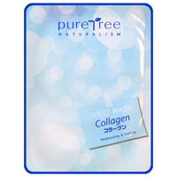 Mặt nạ giấy dưỡng ẩm PureTree Collagen Sheet Mask 20g