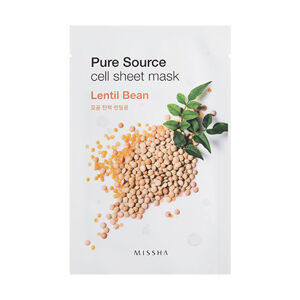 Mặt Nạ Massage Missha Pure Source Cell Sheet Mask Title Lentils