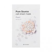 Mặt nạ Massage Missha Pure Source Cell Sheet Mask Title Pearl