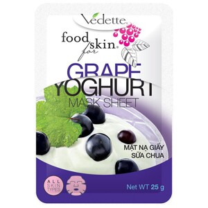 Mặt Nạ Sữa Chua Nho Dạng Hủ Vedette Grape - 145ml