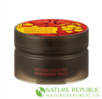 Mặt nạ thiên nhiên chiết xuất quả việt quất Nature Color Red Cranberry Pack