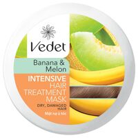 Mặt nạ ủ tóc chuối và dưa lưới Vedette Intensive Hair Treatment Mask Banana & Melon 145ml