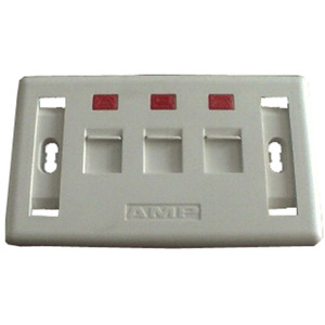 Mặt Wall Plate AMP 3 Port