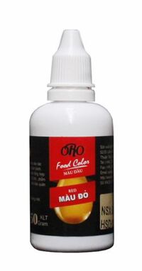 Màu dầu đỏ ORO 50g