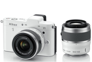 Máy ảnh Mirrorless Nikon V1 (Lens 10-30mm) Trắng