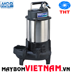 Máy bơm chìm hút nước thải HCP F-05U 1/2HP(380V)- có phao