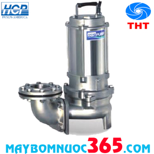 Máy bơm chìm hút nước thải inox đúc 316 HCP 80SFU25.5 7.5HP