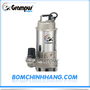 Máy bơm chìm hút nước thải thân inox Grampus P-1052 1/2HP