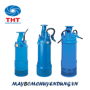 Máy bơm chìm hút nước thải xây dựng loại đẩy cao Tsurumi LH875 100HP