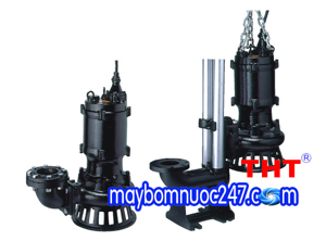 Máy bơm chìm nước thải Tsurumi cánh hở TOS 80SFQ 25.5 5.5KW (có sẵn Coupling)