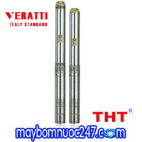 Máy bơm hỏa tiễn 3 inch Veratti 3SDM2.5/20-0.75 1 HP