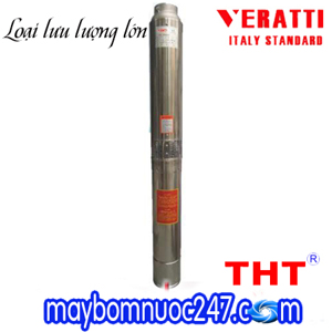 Máy bơm hỏa tiễn 6 inch Veratti 6S45/4 7.5HP