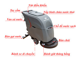 Máy chà sàn liên hợp Palada PD-70C