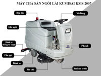 Máy chà sàn ngồi lái Kumisai KMS 2007