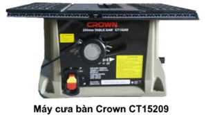 Máy cưa gỗ bàn Crown CT15209