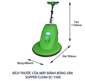 Máy đánh bóng sàn công nghiệp Super Clean SC 1500