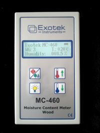 Máy đo độ ẩm mùn cưa, gỗ dăm Exotek MC-460