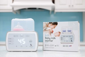 Máy hâm sữa tiệt trùng 2 bình MoazBebe MB-003