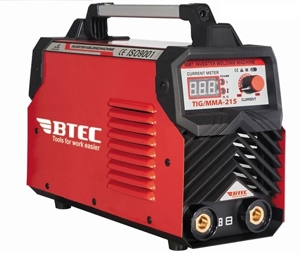 Máy hàn inverter Btec TIG/MMA 215