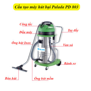 Máy hút bụi công nghiệp Palada PD 803