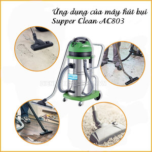 Máy hút bụi công nghiệp Supper Clean AC803