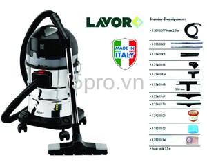 Máy hút bụi khô & ướt Lavor Ares IW